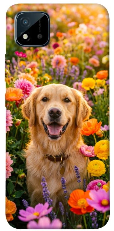 Чохол itsPrint Flowery labrador для Realme C11 (2021), песики, купити оптом з доставкою