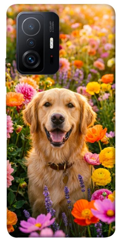Чохол itsPrint Flowery labrador для Xiaomi 11T / 11T Pro, песики, купити оптом з доставкою
