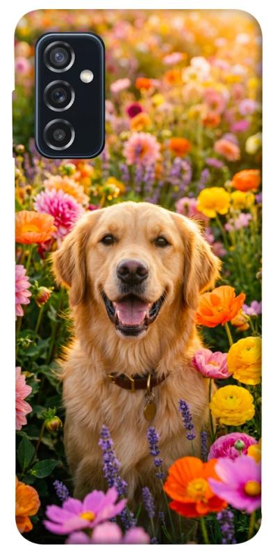 Чохол itsPrint Flowery labrador для Samsung Galaxy M52, песики, купити оптом з доставкою