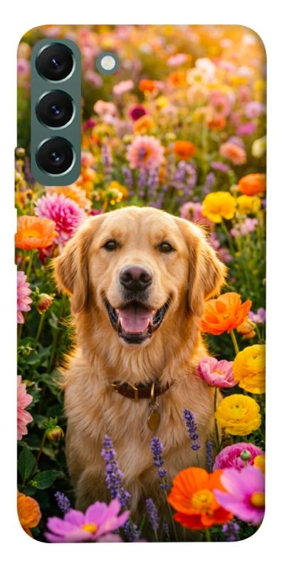 Чохол itsPrint Flowery labrador для Samsung Galaxy S22+, песики, купити оптом з доставкою