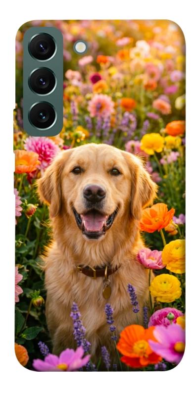 Чехол itsPrint Flowery labrador для Samsung Galaxy S22, песики, купить оптом с доставкой