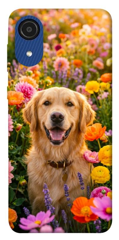 Чохол itsPrint Flowery labrador для Samsung Galaxy A03 Core, песики, купити оптом з доставкою