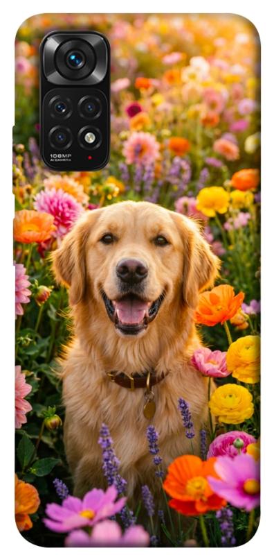 Чехол itsPrint Flowery labrador для Xiaomi Redmi Note 11 (Global) / Note 11S, песики, купить оптом с доставкой