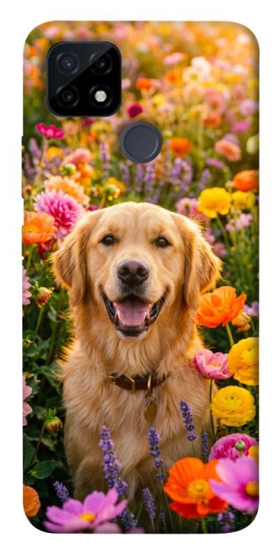 Чохол itsPrint Flowery labrador для Realme C12, песики, купити оптом з доставкою