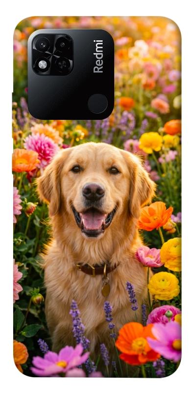 Чохол itsPrint Flowery labrador для Xiaomi Redmi 10A, песики, купити оптом з доставкою