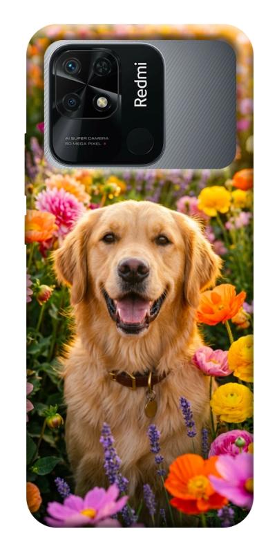 Чохол itsPrint Flowery labrador для Xiaomi Redmi 10C, песики, купити оптом з доставкою
