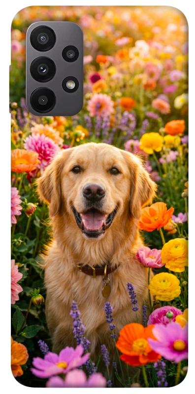 Чехол itsPrint Flowery labrador для Samsung Galaxy A23 4G, песики, купить оптом с доставкой