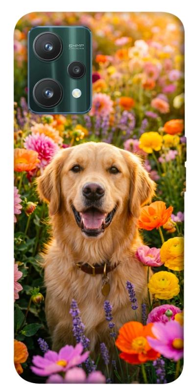Чохол itsPrint Flowery labrador для Realme 9 Pro, песики, купити оптом з доставкою