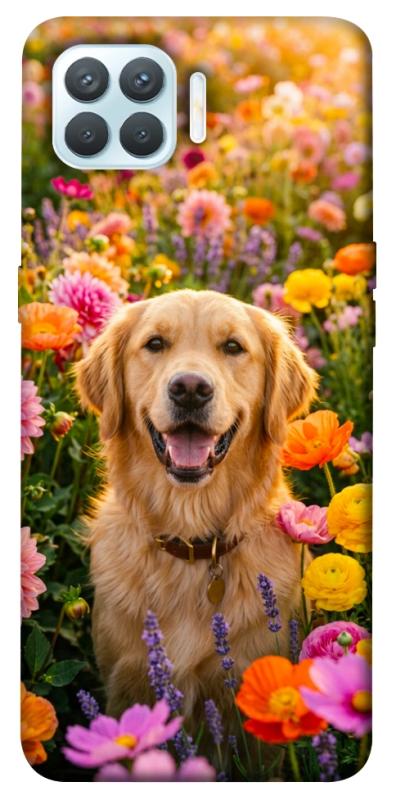 Чехол itsPrint Flowery labrador для Oppo F17 Pro, песики, купить оптом с доставкой