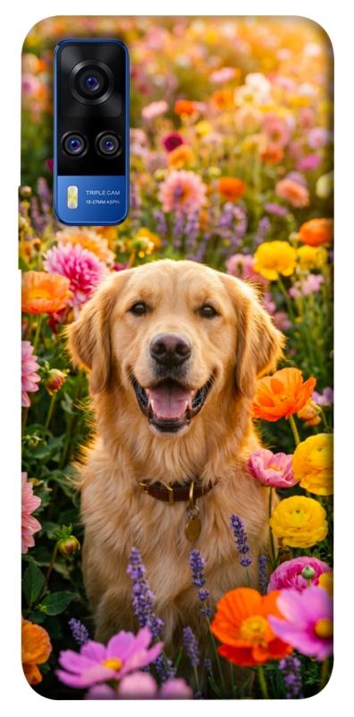 Чохол itsPrint Flowery labrador для Vivo Y51a, песики, купити оптом з доставкою