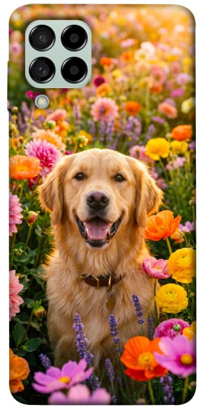 Чехол itsPrint Flowery labrador для Samsung Galaxy M53 5G, песики, купить оптом с доставкой