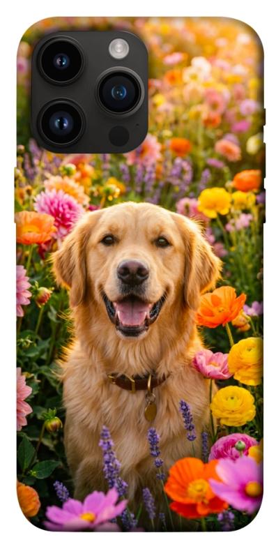 Чохол itsPrint Flowery labrador для Apple iPhone 14 Pro Max (6.7"), песики, купити оптом з доставкою