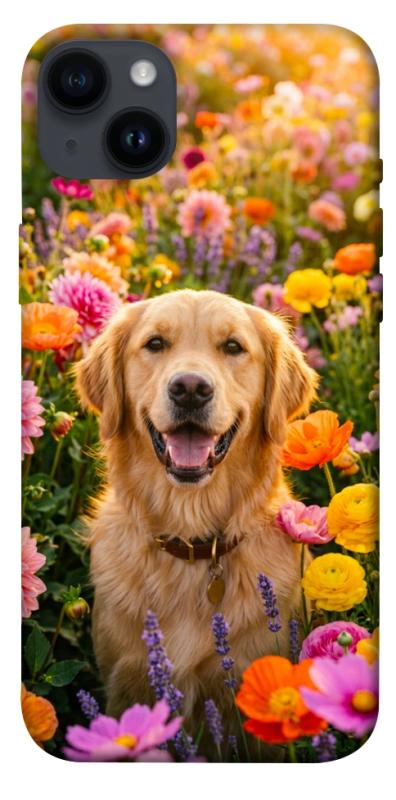 Чохол itsPrint Flowery labrador для Apple iPhone 14 Plus (6.7"), песики, купити оптом з доставкою