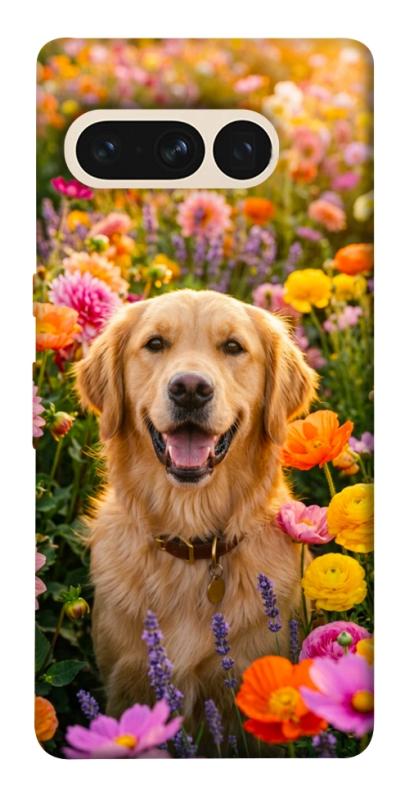 Чохол itsPrint Flowery labrador для Google Pixel 7 Pro, песики, купити оптом з доставкою