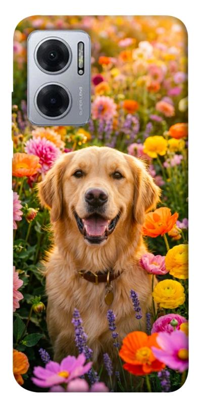 Чохол itsPrint Flowery labrador для Xiaomi Redmi Note 11E, песики, купити оптом з доставкою