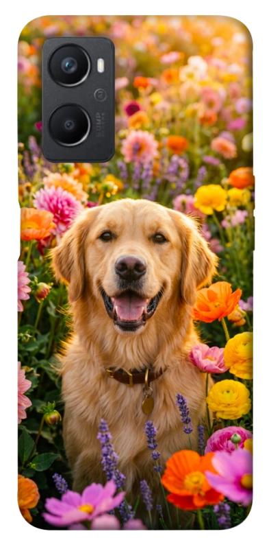 Чохол itsPrint Flowery labrador для Oppo A96, песики, купити оптом з доставкою