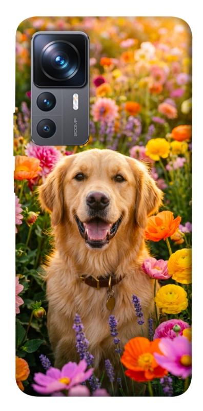 Чохол itsPrint Flowery labrador для Xiaomi 12T / 12T Pro, песики, купити оптом з доставкою