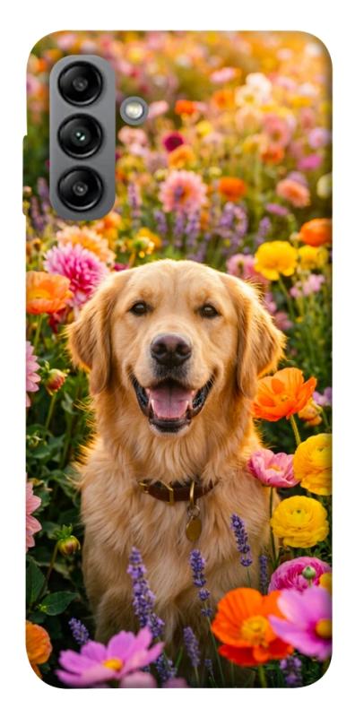 Чохол itsPrint Flowery labrador для Samsung Galaxy A04s, песики, купити оптом з доставкою