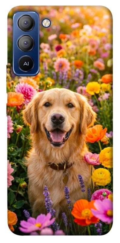Чохол itsPrint Flowery labrador для TECNO Pop 5 LTE, песики, купити оптом з доставкою
