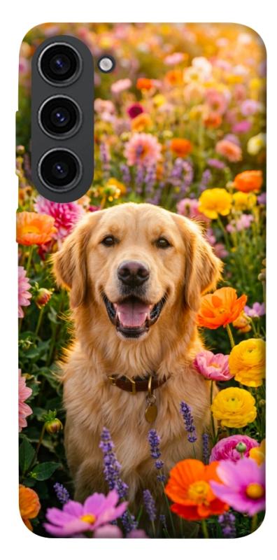 Чехол itsPrint Flowery labrador для Samsung Galaxy S23, песики, купить оптом с доставкой