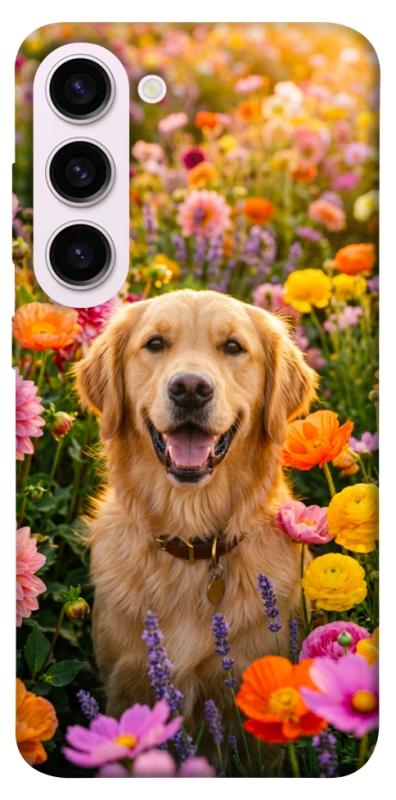 Чохол itsPrint Flowery labrador для Samsung Galaxy S23+, песики, купити оптом з доставкою