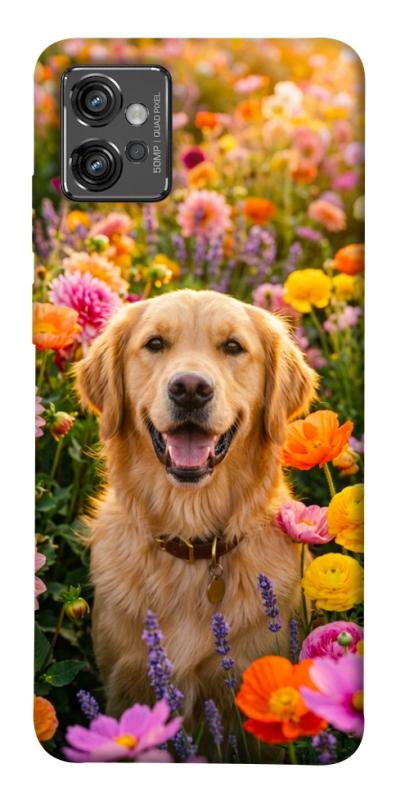 Чехол itsPrint Flowery labrador для Motorola Moto G32, песики, купить оптом с доставкой