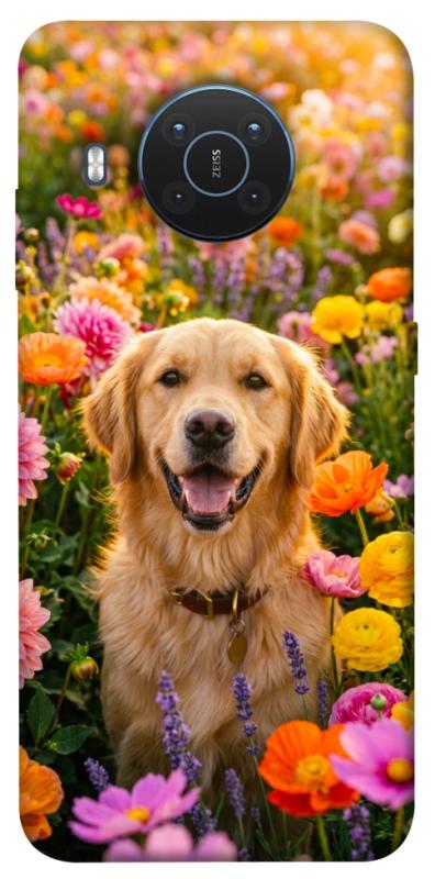 Чохол itsPrint Flowery labrador для Nokia X10 / X20, песики, купити оптом з доставкою