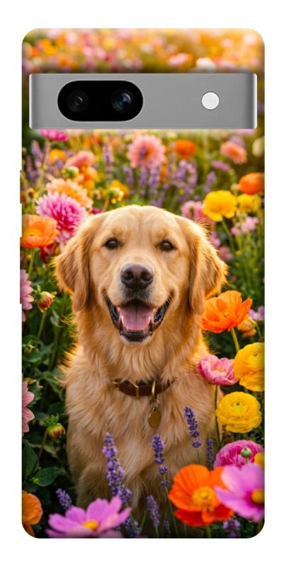 Чехол itsPrint Flowery labrador для Google Pixel 7a, песики, купить оптом с доставкой