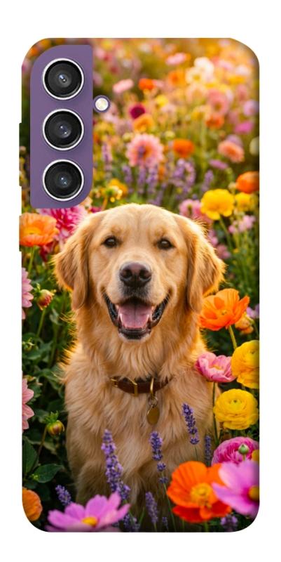Чохол itsPrint Flowery labrador для Samsung Galaxy S23 FE, песики, купити оптом з доставкою