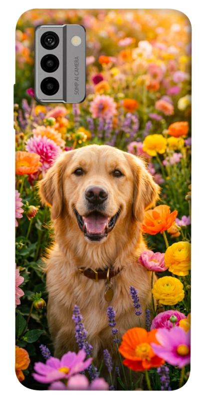 Чохол itsPrint Flowery labrador для Nokia G22, песики, купити оптом з доставкою