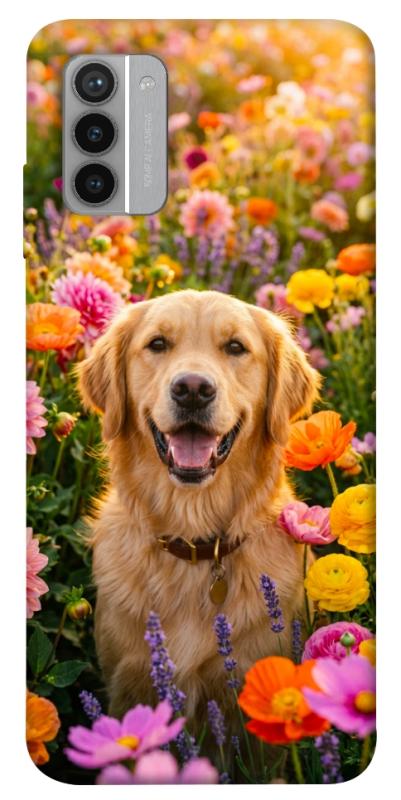 Чохол itsPrint Flowery labrador для Nokia G42, песики, купити оптом з доставкою