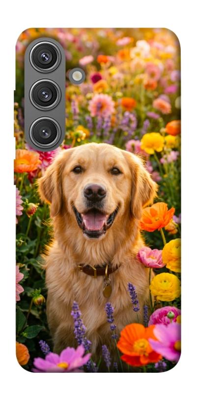 Чохол itsPrint Flowery labrador для Samsung Galaxy S24+, песики, купити оптом з доставкою
