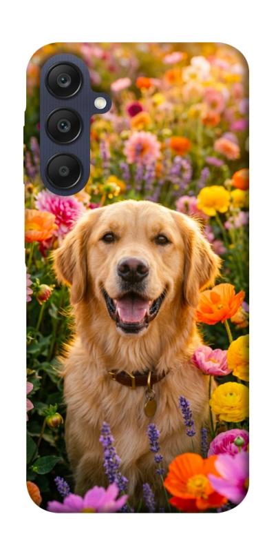 Чохол itsPrint Flowery labrador для Samsung Galaxy A25 5G, песики, купити оптом з доставкою