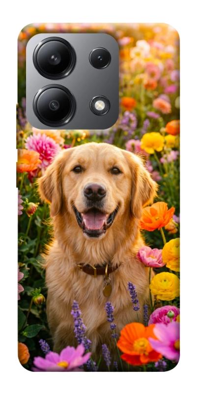 Чохол itsPrint Flowery labrador для Xiaomi Redmi Note 13 4G, песики, купити оптом з доставкою