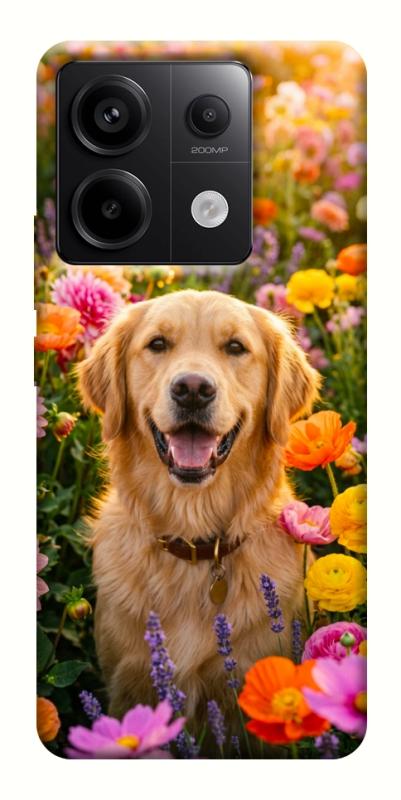Чохол itsPrint Flowery labrador для Xiaomi Redmi Note 13 Pro 4G, песики, купити оптом з доставкою