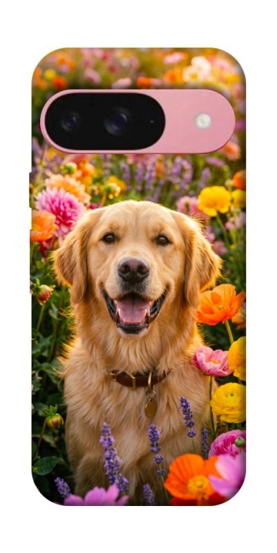 Чохол itsPrint Flowery labrador для Google Pixel 9, песики, купити оптом з доставкою