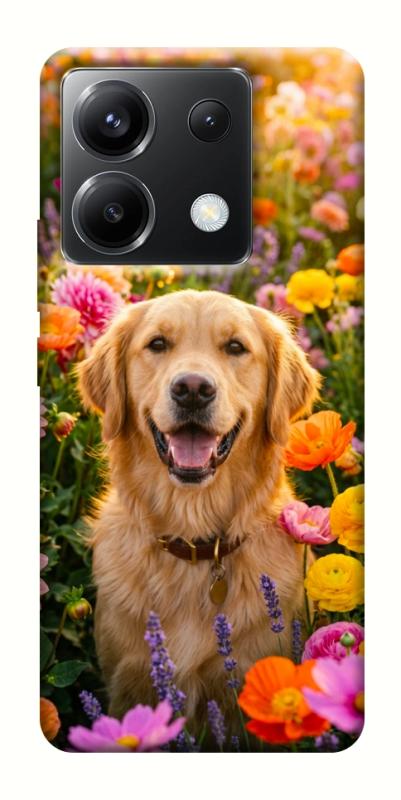 Чохол itsPrint Flowery labrador для Xiaomi Poco X6, песики, купити оптом з доставкою