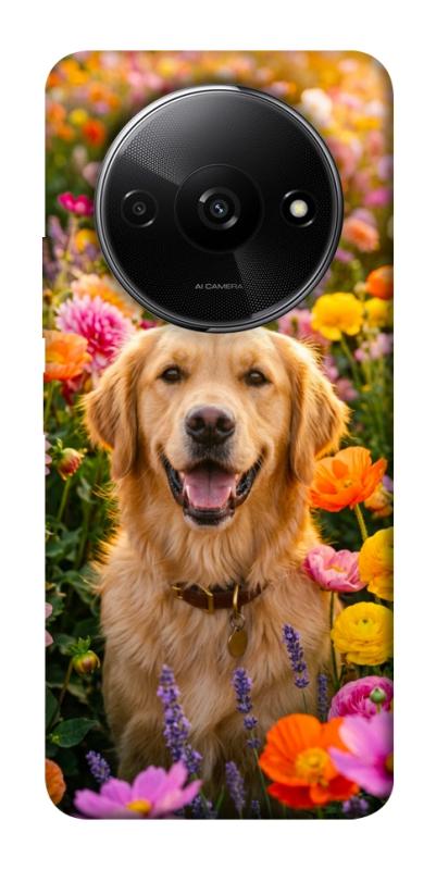 Чохол itsPrint Flowery labrador для Xiaomi Redmi A3, песики, купити оптом з доставкою