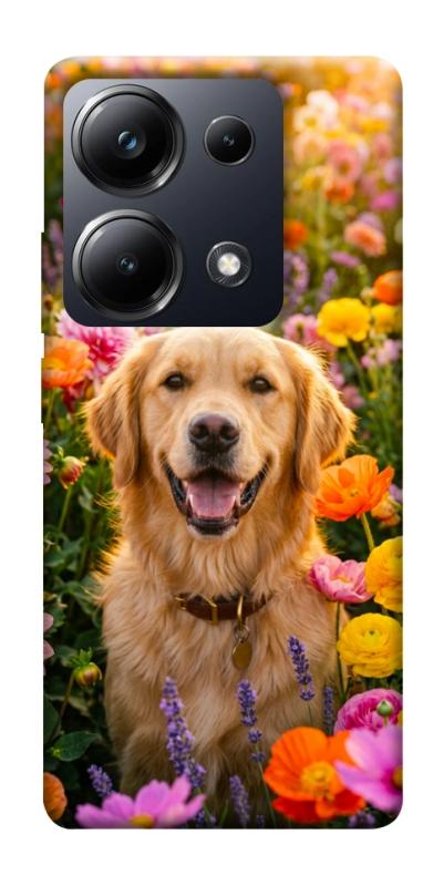 Чохол itsPrint Flowery labrador для Xiaomi Redmi 13 4G / Poco M6 4G, песики, купити оптом з доставкою