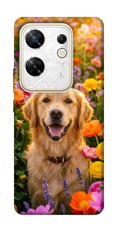 Чехол itsPrint Flowery labrador для Infinix Zero 30 4G, песики, купить оптом с доставкой