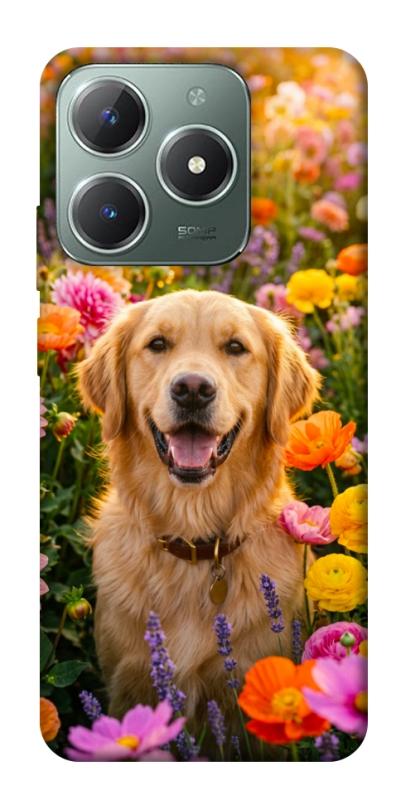 Чохол itsPrint Flowery labrador для Realme C61 4G, песики, купити оптом з доставкою