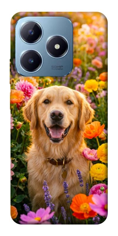 Чехол itsPrint Flowery labrador для Realme C63 4G, песики, купить оптом с доставкой