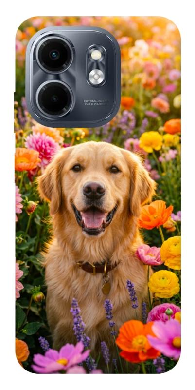 Чехол itsPrint Flowery labrador для Infinix Smart 9 4G / Hot 50i, песики, купить оптом с доставкой