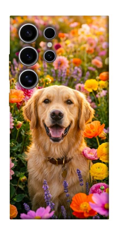 Чехол itsPrint Flowery labrador для Samsung Galaxy S25 Ultra, песики, купить оптом с доставкой
