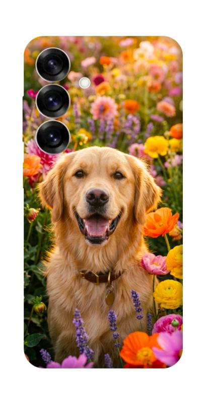 Чохол itsPrint Flowery labrador для Samsung Galaxy S25+, песики, купити оптом з доставкою