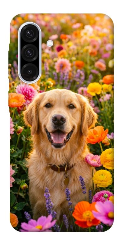 Чехол itsPrint Flowery labrador для Samsung Galaxy A56 5G, песики, купить оптом с доставкой