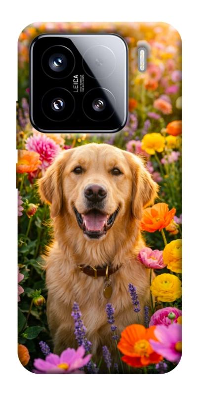 Чехол itsPrint Flowery labrador для Xiaomi 15, песики, купить оптом с доставкой