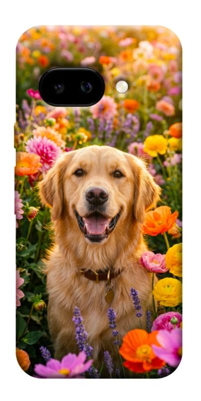 Чохол itsPrint Flowery labrador для Google Pixel 9a, песики, купити оптом з доставкою