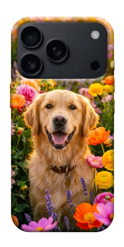 Чехол itsPrint Flowery labrador для Apple iPhone 17 Pro (6.3"), песики, купить оптом с доставкой