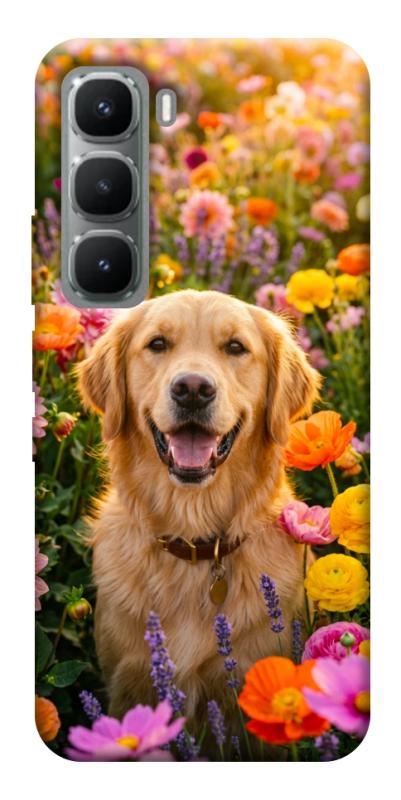 Чехол itsPrint Flowery labrador для Infinix Hot 60i, песики, купить оптом с доставкой